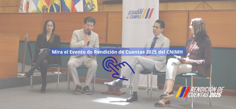 Mira el evento de Rendición de Cuentas 2025 del CNIMH